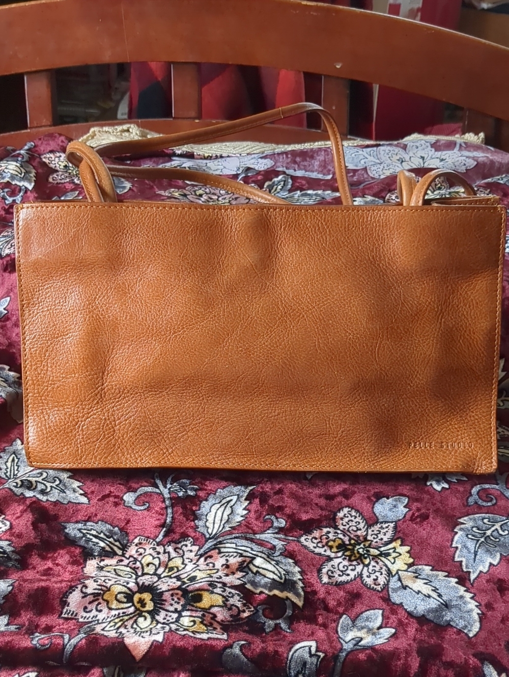 Pelle Studio By Wilson Leather Cognac Leather Tote